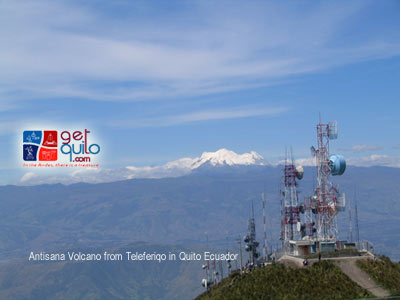 Antisana Volcano from Teleferiqo Quito *Cable Car